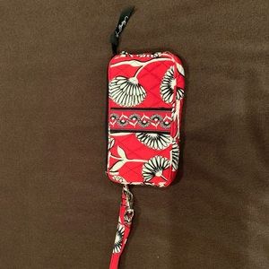 Vera Bradley Red Wristlet
